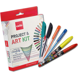Cello Project and Art Kit Stationery Set – 28-Piece Assorted Supplies for Creative Projects