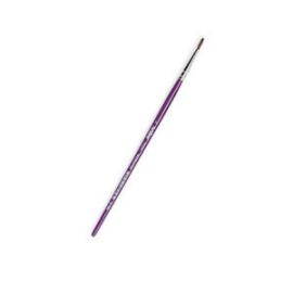 Doms Synthetic Flat Artist Brush - Size 1