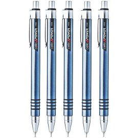 Cello Power Fine Blue Ink Ball Pen – Pack of 5 with 0.7 mm Fine Tip