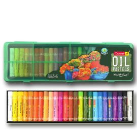 Camlin Oil Pastels Set – 25 Assorted Shades with Reusable Plastic Box