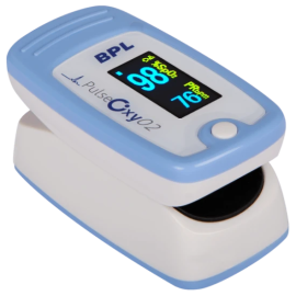 BPL PulseOxy 02 Fingertip Pulse Oximeter – Accurate SpO₂ and Pulse Rate Monitor with OLED Display