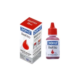 DOMS Refilo Red Whiteboard Marker Ink Refill – 100 ml"