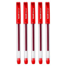 Reynolds Gel Pen Jiffy Red (Pack of 5)