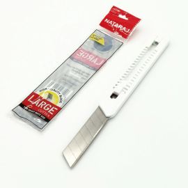 Nataraj Handy Cutter – Durable Steel Blade with Anti-Rust Coating and Safety Auto-Lock (5 pcs)