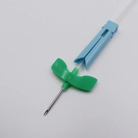 B +ve- Sterile Disposable AV Fistula Needle with Fixed Wing – Sizes 15G, 16G, 17G (10 Pcs)