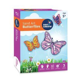 Pidilite Fevicreate Sand Art Butterflies Kit – DIY Craft Set for Kids