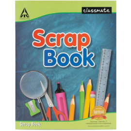 Classmate Scrap Book, Plain + Ruled Pages, Sized: 280 x 220 mm,  Center Stapled, Page: 32
