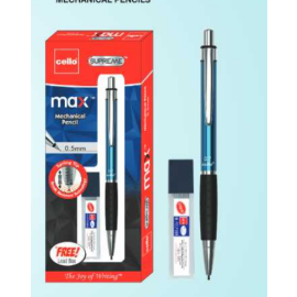 Cello Supreme Max Mechanical Pencil – 0.7 mm Lead with Spring Tip and Elasto Grip.