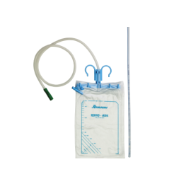 ROMO-ADK Abdominal Drainage Kit with 2000 ml Collection Bag – Available in Sizes FG-16 to FG-32, GS-5036 (5 pcs)