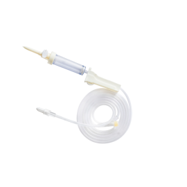 R.M.S® Infusion Set with Molded Drip Chamber and Built-in Spike, SS-3062 (25 pcs)
