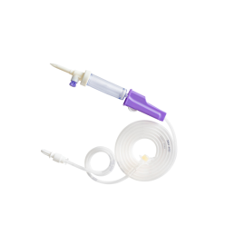 Romsons Steri Flo Premium Infusion Set with Y Injection Site, Luer Lock, and Prime Stop Cap – DEHP-Free IV Administration Set, SS-3077 (10 Pcs)