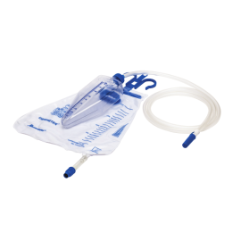 Urometer Urine Collection Bag with 250 ml Measured Volume Meter and 2000 ml Capacity, DB-1068 ( 10 Pcs)