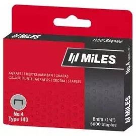 Miles HT 5800/5850 Stainless Steel 4-6 mm Heavy Duty Staples - 5,000 Pin