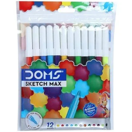 Doms Aqua Water Colour Pens - Set of 15 Vibrant Shades