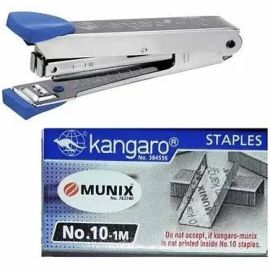 Kangaro No.10 Compact Stapler with Built-in Remover – 20 Sheet Capacity