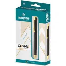Hauser Cosmo Designer Metal Ballpoint Pen – Smooth Blue Ink, Retractable Design, Ergonomic Gloss Finish