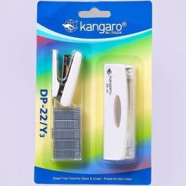 Kangaro DP-22/Y Super Mini 2-Hole Paper Punch with 4-Sheet Capacity