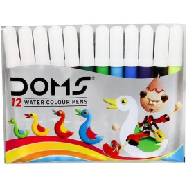 Doms Mini Water Colour Pens – 12 Assorted (2 pcs)