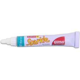 Camlin Sparkle Glitter Tube - 15 ml Royal Blue, Non-Toxic Washable Craft Paint (2 pcs)