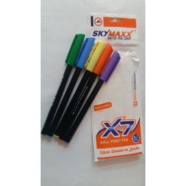 Skymaxx X7 0.7mm Ball Pen pack of 5