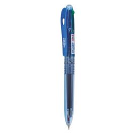 Hauser 4-in-1 Retractable Ballpoint Pen | Multi-Color Ink | 0.7 mm Tip | Smooth Writing | Pack of 5