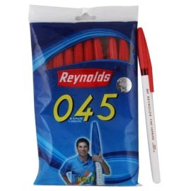 Reynolds 045 Pen Red (Pack fo 10)