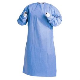 Sterile Surgical Gown with Knit Cuffs and Adjustable Neckline – Available in Multiple Sizes (10 Pcs)