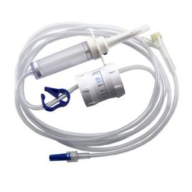 IV Infusion Set with Adjustable Dial Flow Regulator and 15-Micron Filter (10 Pcs)