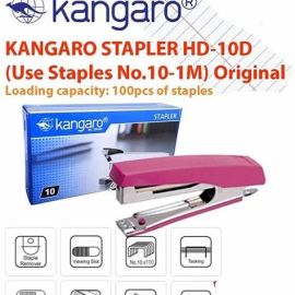 Kangaro HD-10D Star Stapler – Durable Metal Stapler with Built-in Remover