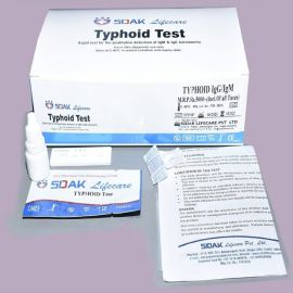 Rapid Typhoid IgG/IgM Test Kit – 20-Minute Detection (Single use)