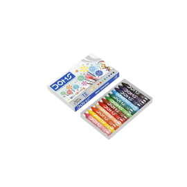 DOMS Wax Crayons – 10 Vibrant Shades, Non-Toxic, Smudge-Free, Ideal for Children and Artists (2 pcs)