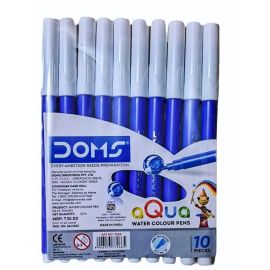 Doms Sketch Max Non-Toxic Water Colour Pen - Blue