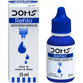 DOMS Refilo Blue Permanent Marker Ink Refill – 15 ml"