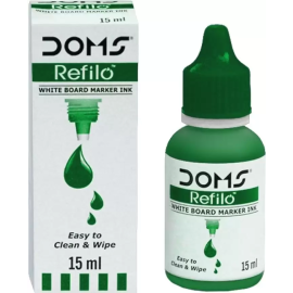 DOMS Refilo Green Whiteboard Marker Ink Refill – 15 ml