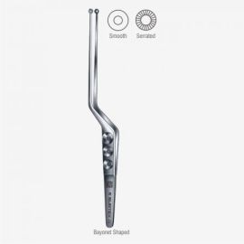 Yasargil 9 inches Dissecting Forceps – Bayonet-Shaped with Extra Fine 0.3 mm Tips