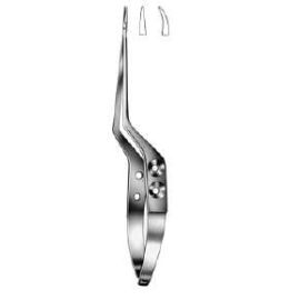 9" Micro Bayonet Forceps – Lightweight with Round Handle