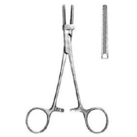 Cardiovascular Tubing Clamp with/without Safety Guard, Straight Cross-Serrated Jaws, 15 to 20 cm – Stainless Steel Surgical Instrument